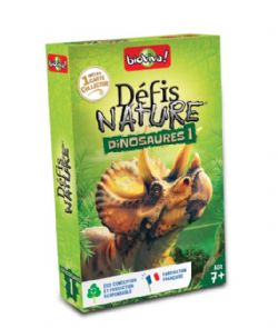 JEU DÉFIS NATURE - DINOSAURES 1 VERT (NOUVELLE VERSION)